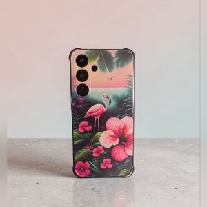 Pink Tropical Flamingo S25 Phone Case